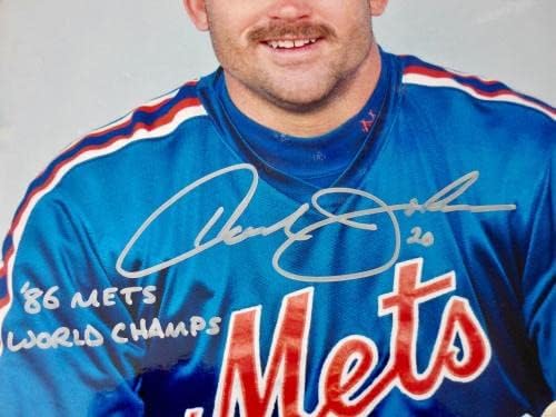האוורד ג'ונסון חיצה 8x10 צילום צבע - ניו יורק מטס! - תמונות MLB עם חתימה