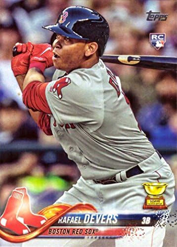 2018 Topps Baseball 18 כרטיס טירון של רפאל דרס - כרטיס הרוקי הרשמי הראשון שלו