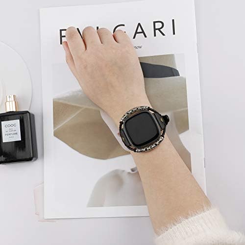 מחבר שעון Minyee תואם ל- Fitbit Versa 3/ Fitbit Sense Smarwatch Strap מתאם, מתאים ללהקות שעון רוחב 20 ממ.