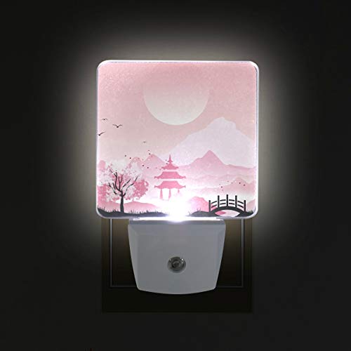 לילה אור יפני סגנון לחבר עם חשכה לשחר חיישן הוביל לילה עומד מנורות לילדים בנות בני מבוגרים חדר אוקיו-ה 2012329