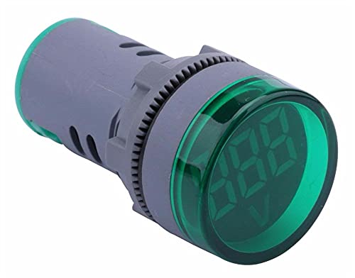 תצוגת LED LED דיגיטלית MINI VOLTMETER AC 80-500V מתח מתח מד בודק וולט צג צג תא אור