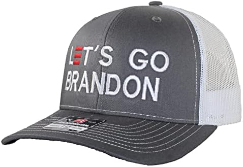 חוג כובעי למבוגרים רקום מאפשר ללכת ברנדון 6 פנל ריצ ' רדסון נהג משאית כובע