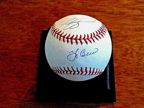 יוגי Berra Mike Piazza Ny Yankees Mets Hof חתום Auto OML בייסבול PSA MLB - כדורי בייסבול חתימה