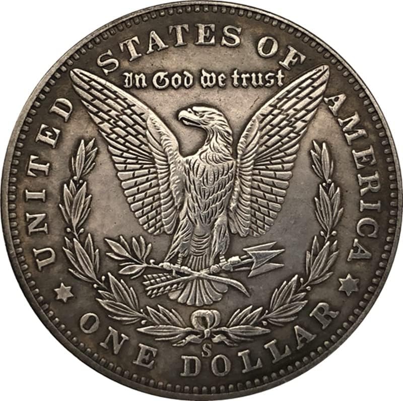 צ'ינגפנג 38 ממ מטבע דולר עתיק של דולר ארהב מטבע טראמפ מטבע 1893s 140