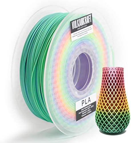 Vulkankraft Premium Premium Color Color Pla Flamant להדפסת תלת מימד, 1.75 ממ, 1 קג, חבילת בדיקה זמינה, פחות נוטה לעיוות, הדפסות גבוהה,