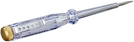 גלאי מתח ג'וטגוס גלאי עט בודק מעגל אור חשמלי מברג עט צינור ניאון לבדיקת מעגל AC/DC 100-500V 1 pcs