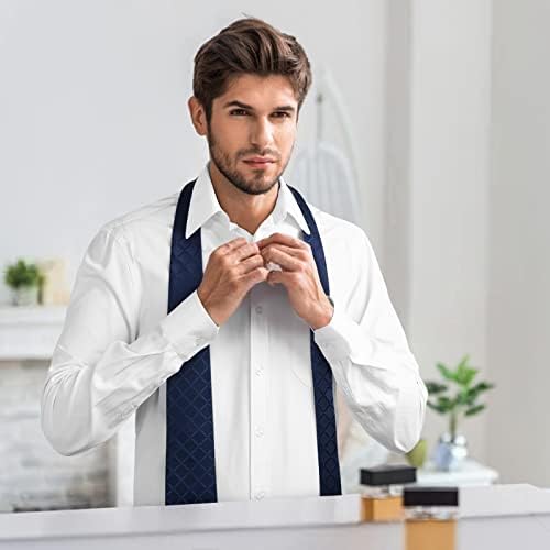 חולצה שמלה של שרוול ארוך של גברים עם עניבה וממטה תואם הגדר כפתור קלאסי למטה חולצות עסקיות רשמיות