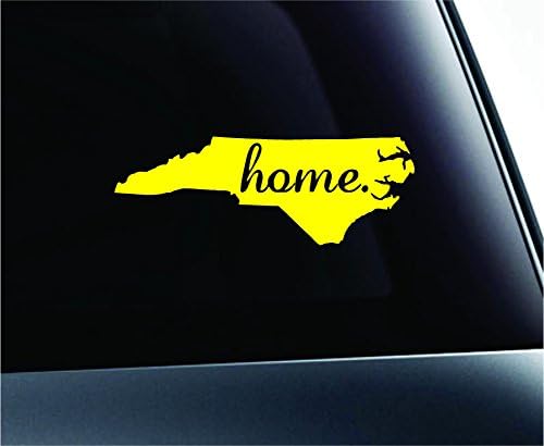 אקספרסדקור מדינת בית צפון קרוליינה סמל מדבקות משפחתית אהבה מכונית חלון מדבקה