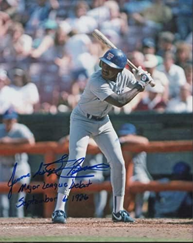 ג'רי אוסטין בראון MLB הופעת בכורה מיום ריינג'רס חתמו 8x10 צילום w/coa - תמונות MLB עם חתימה