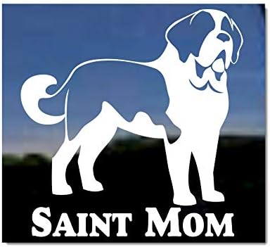 Saint Mom ~ סנט ברנרד ויניל חלון מדבקה מדבקה