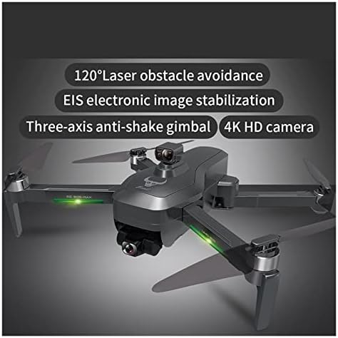 Drone Megavm עם WiFi 4K GPS מצלמת 3 צירים 3 צירים גימבל ללא מברשות מקצועיות של מכשול Quadcopter
