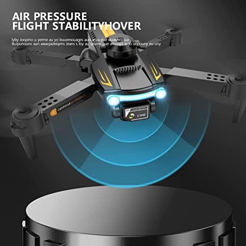 Afeboo Daterner's Gilds Drone עם מצלמה 1080p, שלט רחוק מתקפל ארבעה מטוסי ציר, מתנת מזלט צעצועים, לחץ אחד על התחלה, מצב ללא ראש, טיסה של