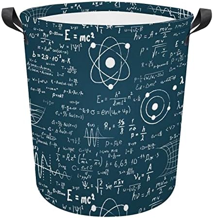 פיזי מתמטיקה מדע נוסחה גדול כביסת מתקפל סל כביסה עמיד אחסון סל צעצוע ארגונית
