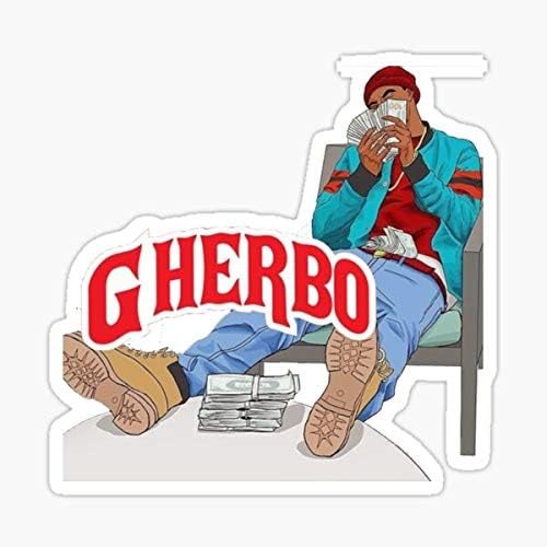 G Herbo כן אני מכיר מדבקה חולצה - גרפיקה מדבקה - אוטומטית, קיר, מחשב נייד, תא, מדבקה משאית לחלונות, מכוניות, משאיות