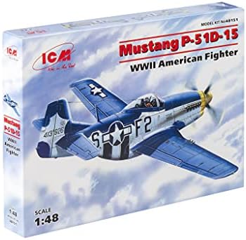 ICM 48151 - מוסטנג P -51D -15, לוחם האמריקאי של מלחמת העולם השנייה - סולם 1:48